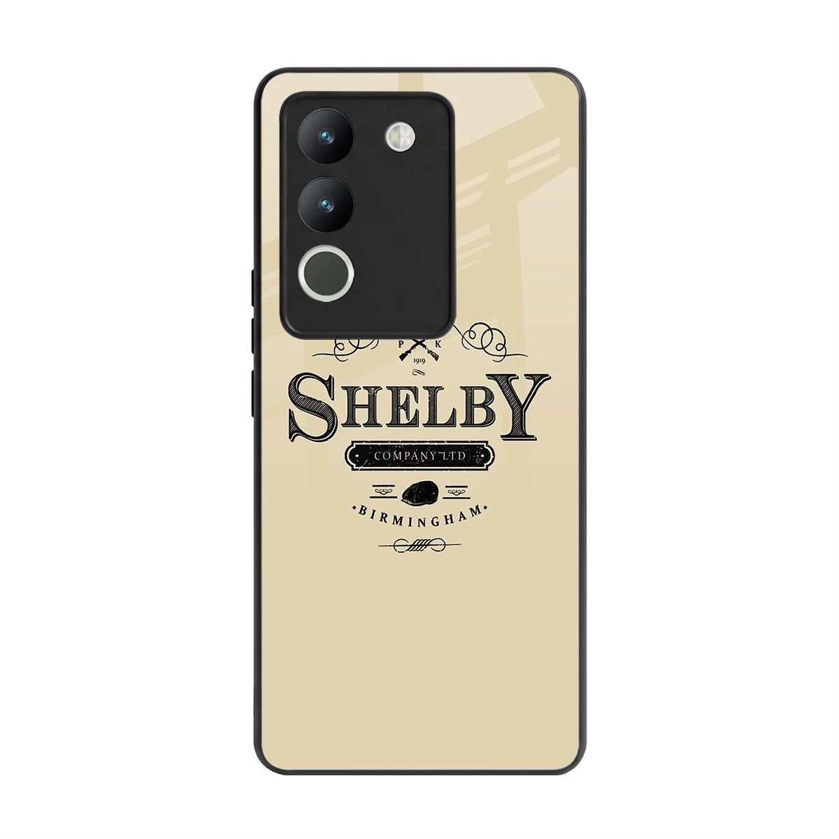 Shelby back phone cover | glass case for vivo y200 5g