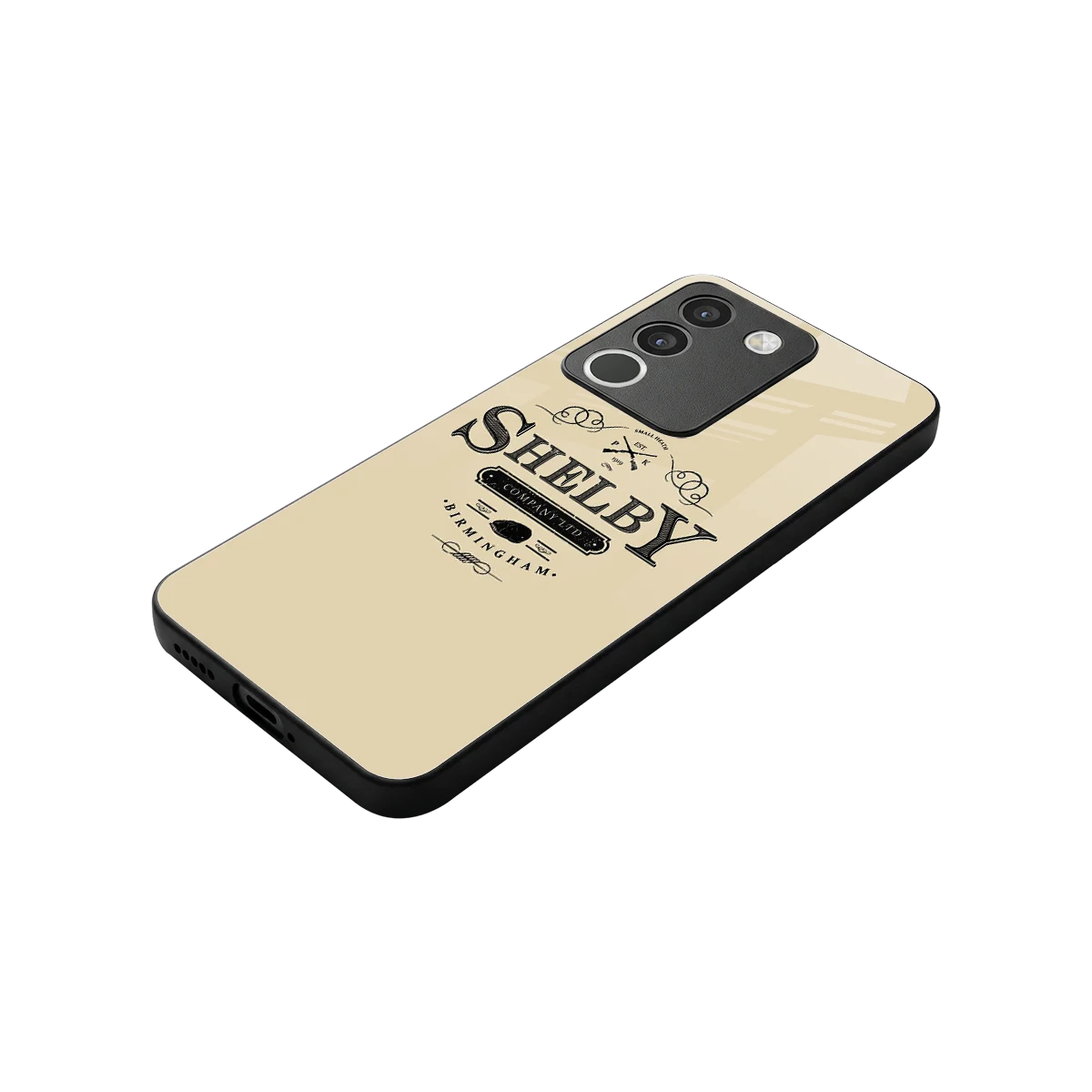 Shelby stylish phone case for vivo y200 5g | glossy glass and slim fit