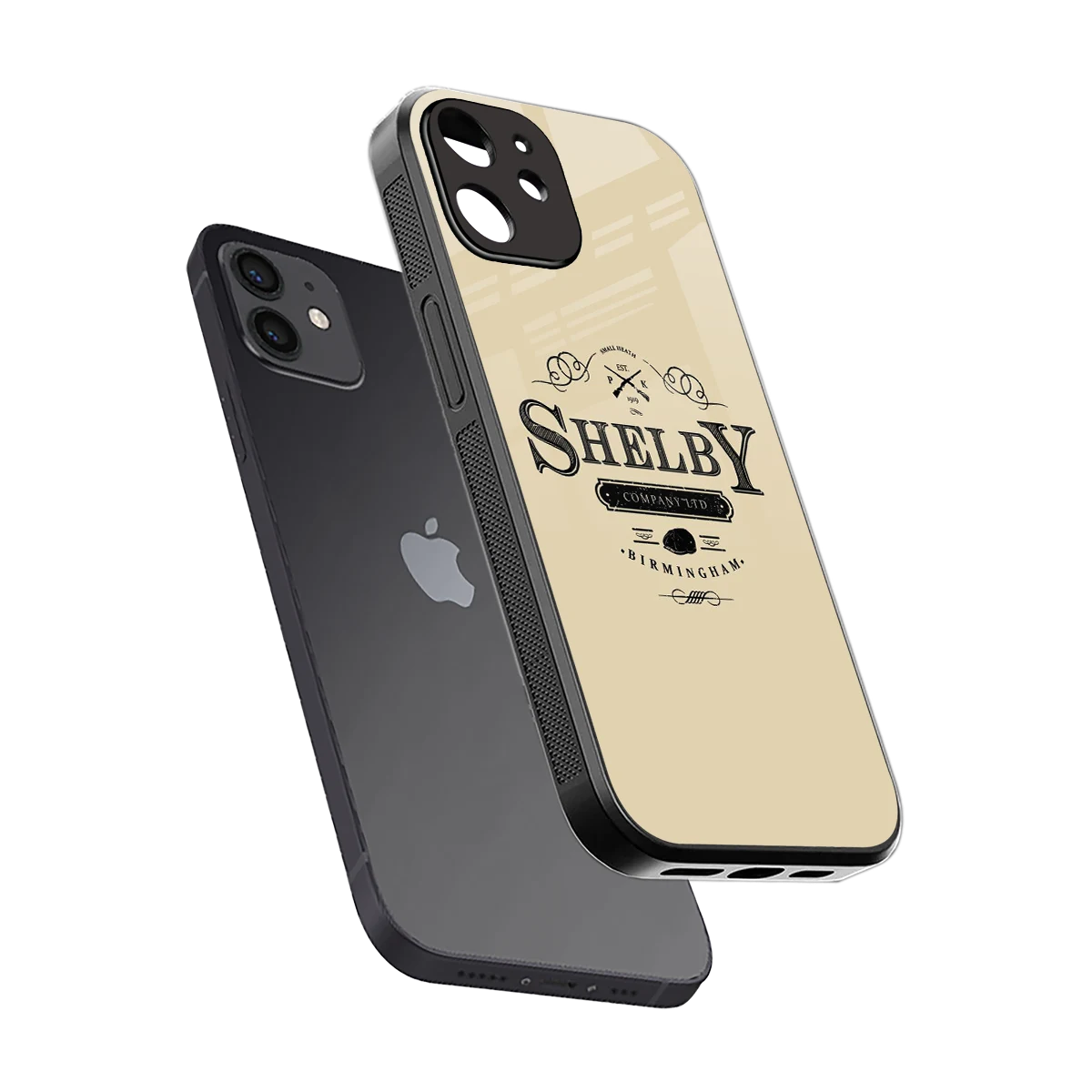 Shelby sleek iphone 11 cover with tempered glass back and TPU edges