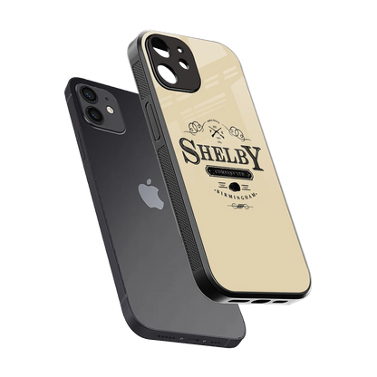 Shelby sleek iphone 11 cover with tempered glass back and TPU edges