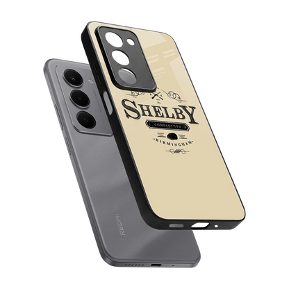 Shelby sleek redmi 15 5g cover with tempered glass back and TPU edges