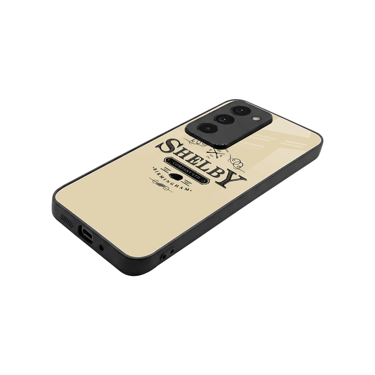 Shelby stylish phone case for redmi 15 5g | glossy glass and slim fit