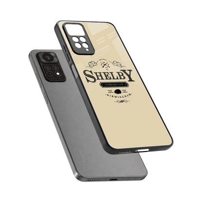 Shelby sleek redmi note 11 pro cover with tempered glass back and TPU edges