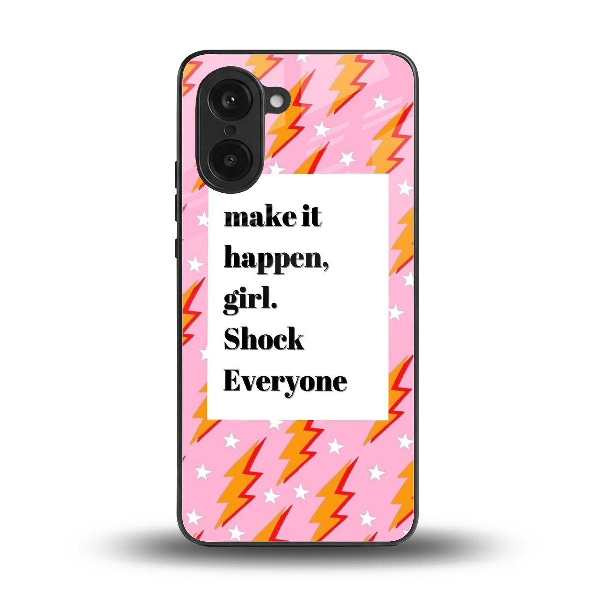 Shock Everyone back phone cover | glass case for oneplus nord ce5 5g