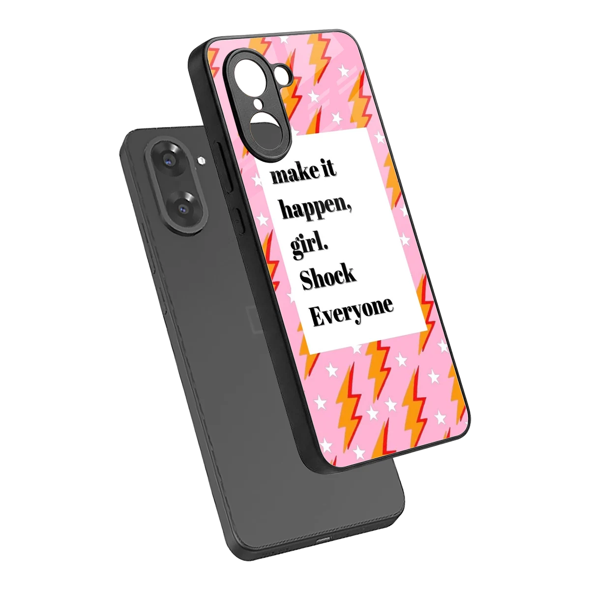 Shock Everyone sleek oneplus nord ce5 5g cover with tempered glass back and TPU edges