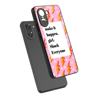Shock Everyone sleek oneplus nord ce5 5g cover with tempered glass back and TPU edges