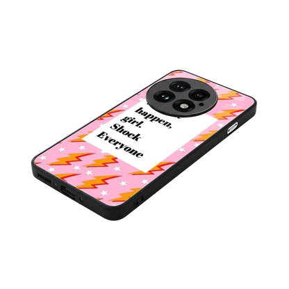 Shock Everyone stylish phone case for oneplus 13 | glossy glass and slim fit