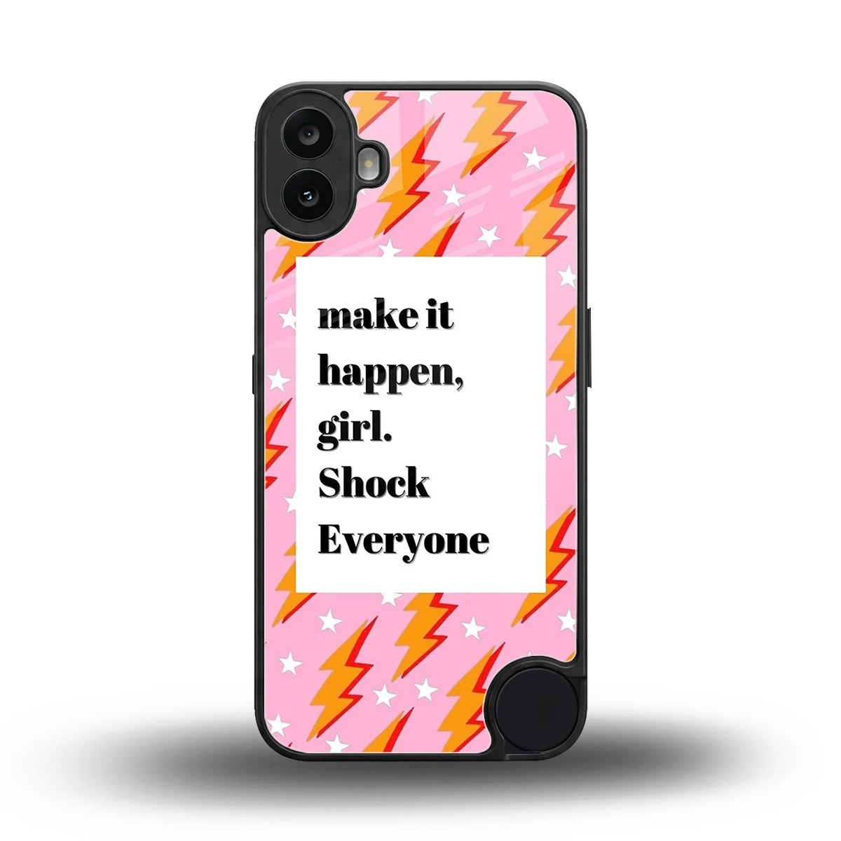 Shock Everyone back phone cover | glass case for cmf nothing phone 1