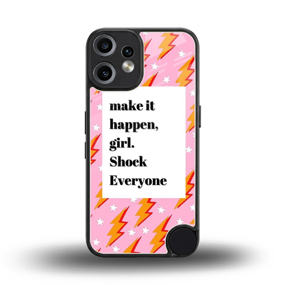 Shock Everyone back phone cover | glass case for cmf nothing phone 2 pro