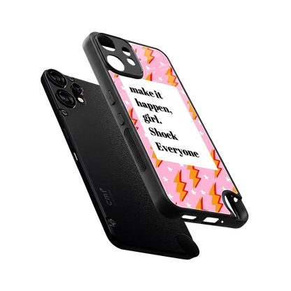 Shock Everyone sleek cmf nothing phone 2 pro cover with tempered glass back and TPU edges