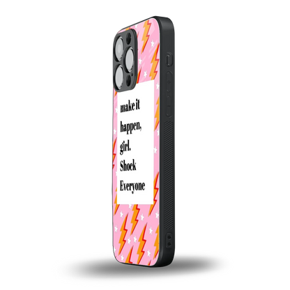 Shock Everyone iphone 15 pro max mobile cover | shockproof glass phone case