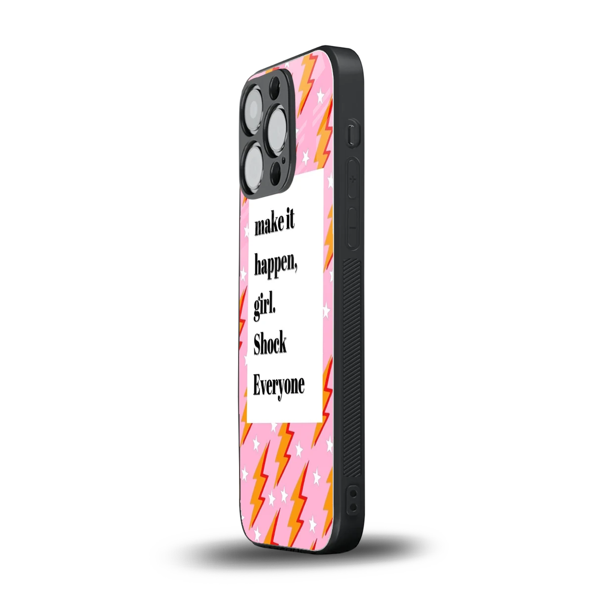 Shock Everyone iphone 15 pro mobile cover | shockproof glass phone case