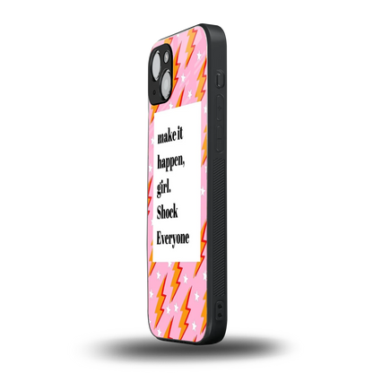 Shock Everyone iphone 15 mobile cover | shockproof glass phone case