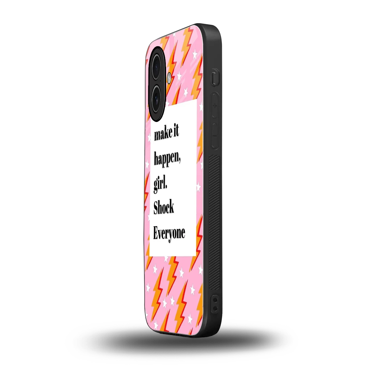 Shock Everyone iphone 17 mobile cover | shockproof glass phone case