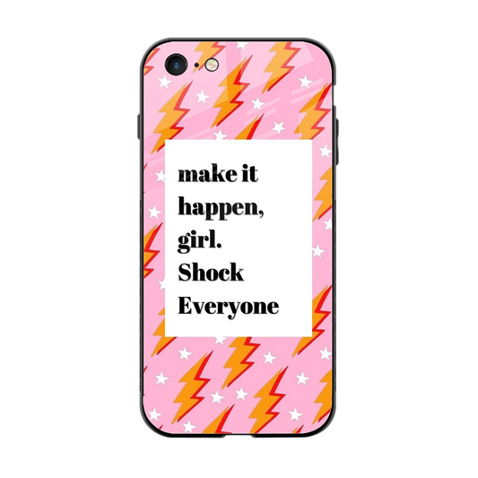 Shock Everyone back phone cover | glass case for iphone 6