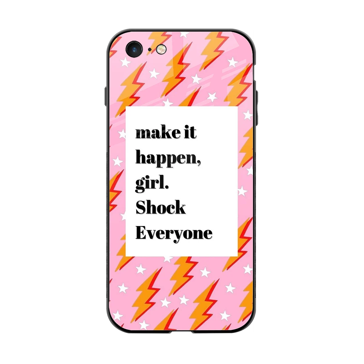 Shock Everyone back phone cover | glass case for iphone 6s plus
