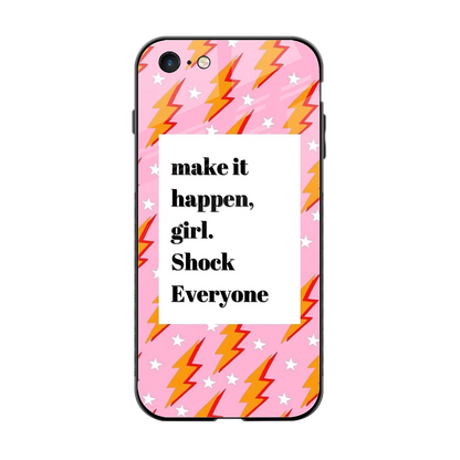 Shock Everyone back phone cover | glass case for iphone 6s plus