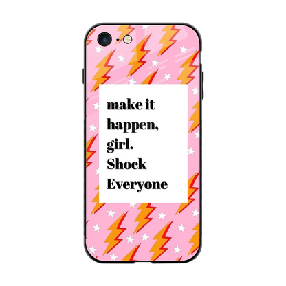 Shock Everyone back phone cover | glass case for iphone 7