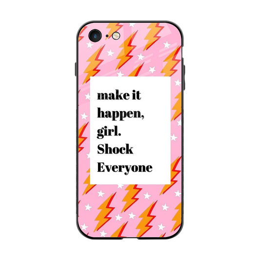 Shock Everyone back phone cover | glass case for iphone 7