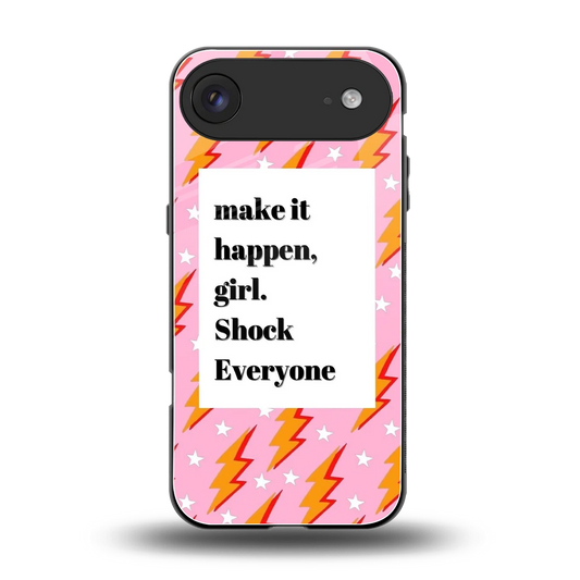 Shock Everyone back phone cover | glass case for iphone air