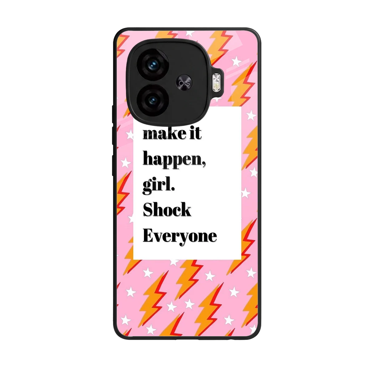 Shock Everyone back phone cover | glass case for iqoo neo 10r 5g