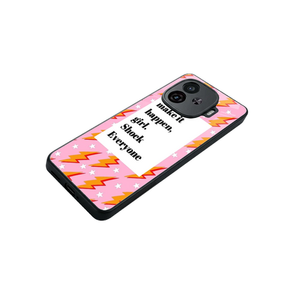 Shock Everyone stylish phone case for iqoo neo 10r 5g | glossy glass and slim fit