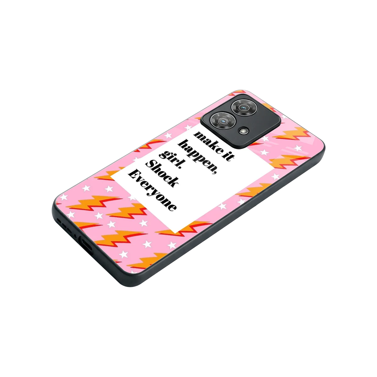 Shock Everyone stylish phone case for motorola edge 40 neo 5g | glossy glass and slim fit