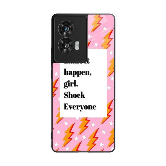 Shock Everyone back phone cover | glass case for motorola edge 50 fusion