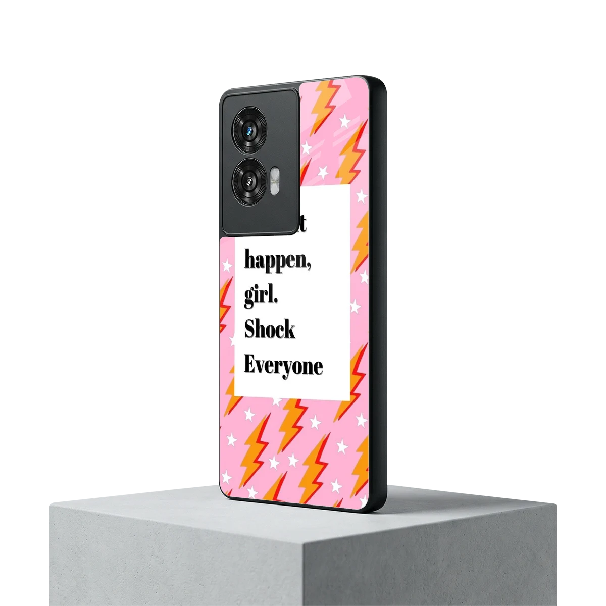 Shock Everyone motorola edge 50 fusion mobile cover | shockproof glass phone case