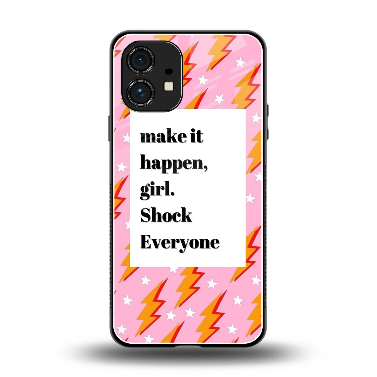 Shock Everyone back phone cover | glass case for nothing phone 1