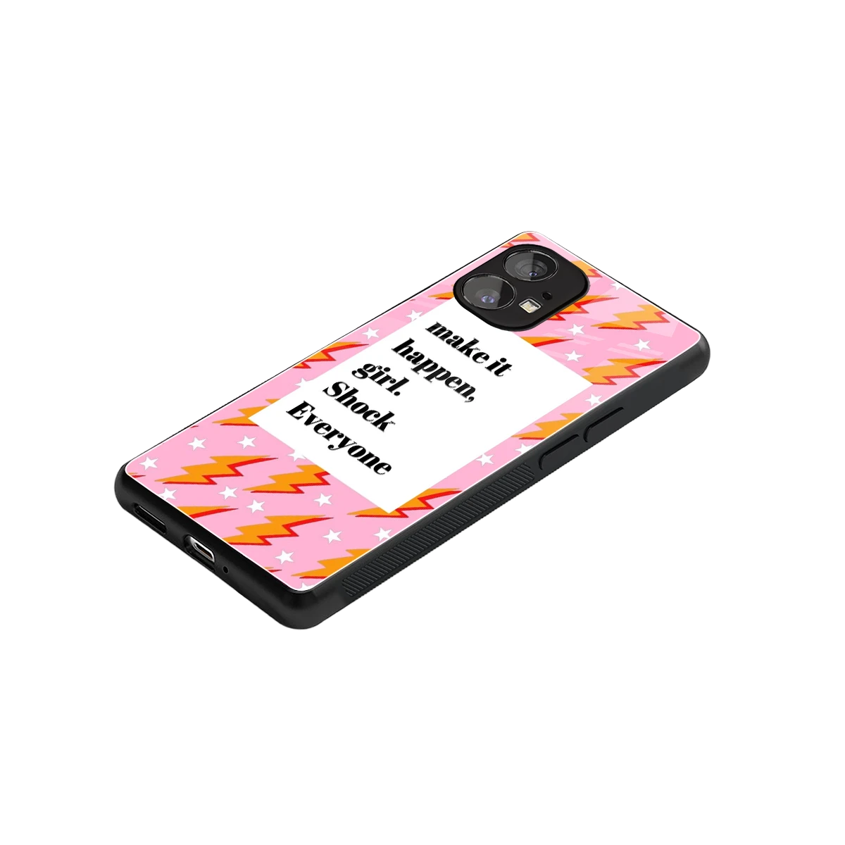 Shock Everyone stylish phone case for nothing phone 1 | glossy glass and slim fit