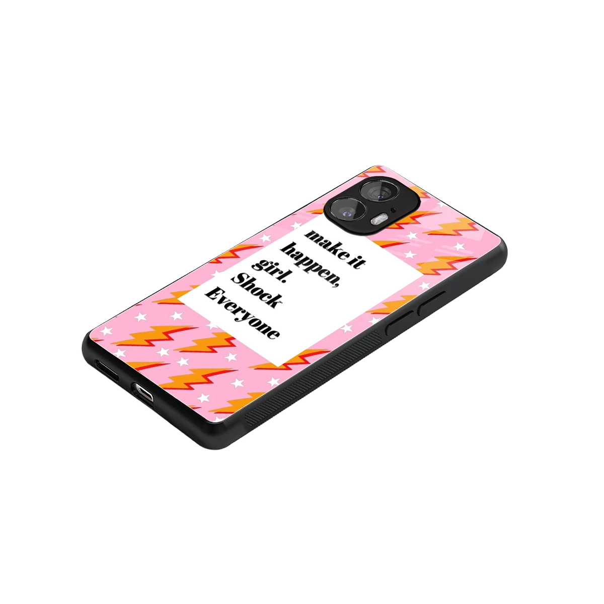 Shock Everyone stylish phone case for nothing phone 2 | glossy glass and slim fit