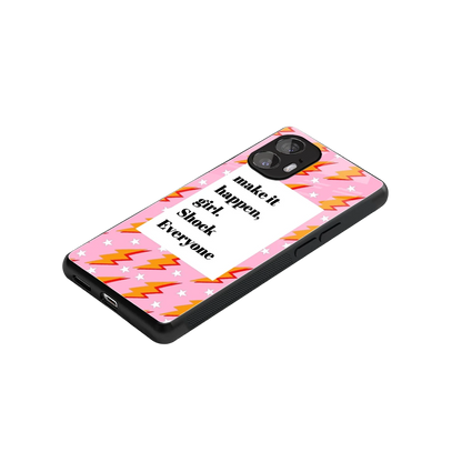 Shock Everyone stylish phone case for nothing phone 2 | glossy glass and slim fit