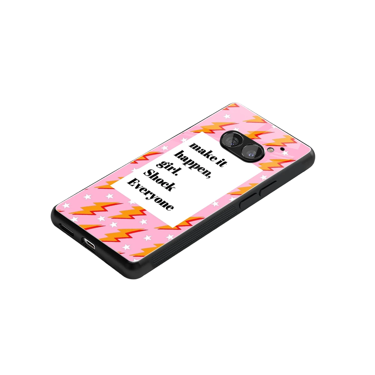 Shock Everyone stylish phone case for nothing phone 2a | glossy glass and slim fit