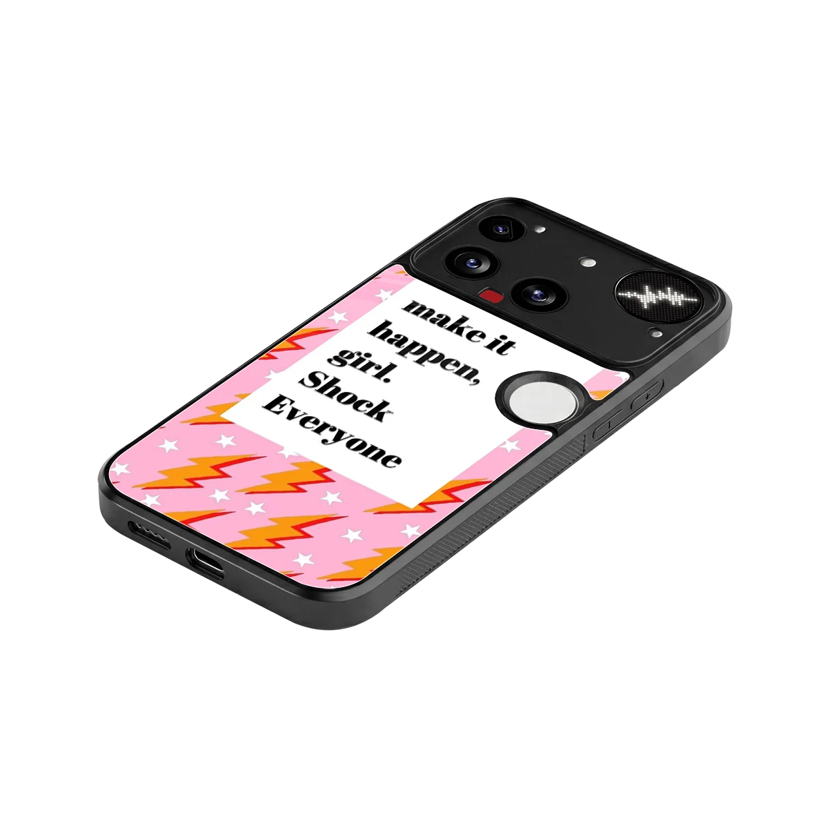 Shock Everyone stylish phone case for nothing phone 3 | glossy glass and slim fit