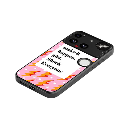 Shock Everyone stylish phone case for nothing phone 3 | glossy glass and slim fit