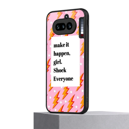 Shock Everyone nothing phone 4a mobile cover | shockproof glass phone case