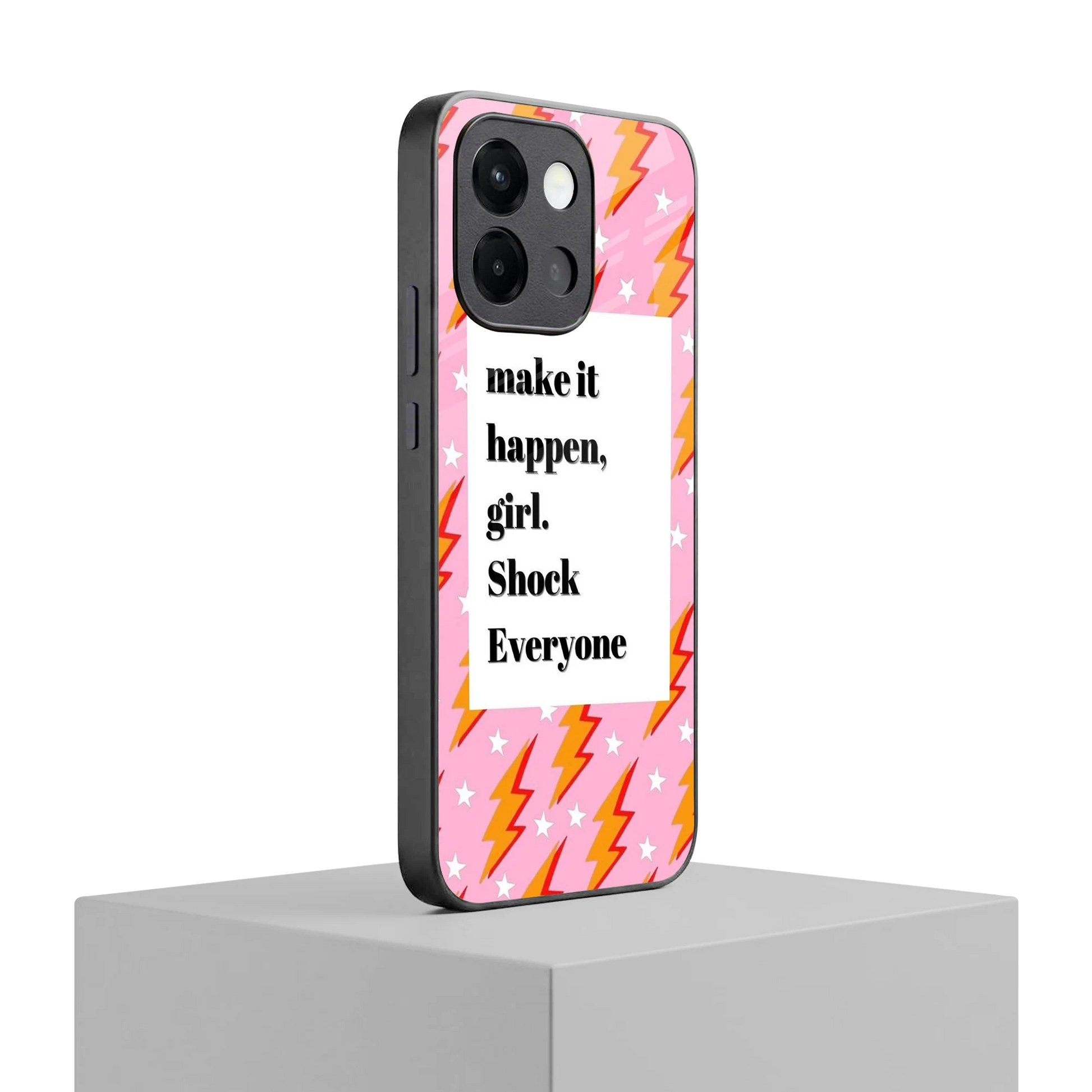 Shock Everyone oneplus 13s mobile cover | shockproof glass phone case