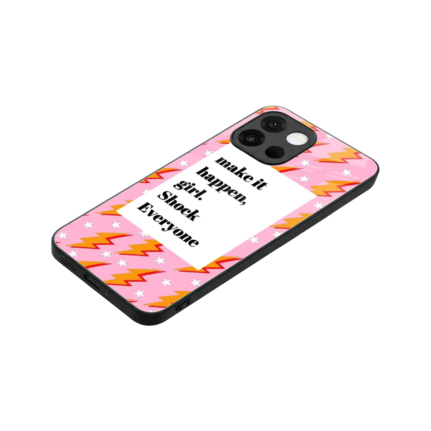 Shock Everyone stylish phone case for oneplus 13s | glossy glass and slim fit