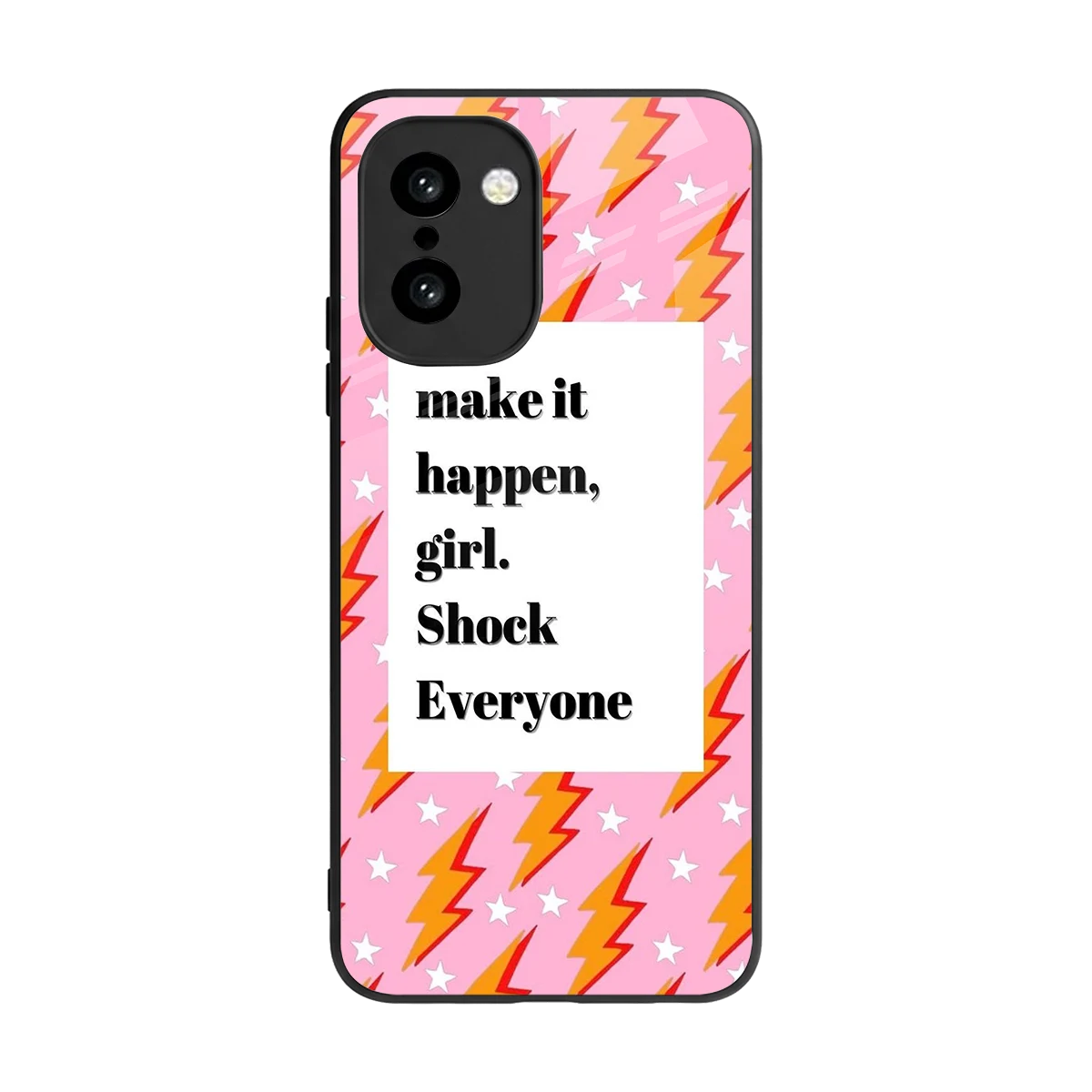 Shock Everyone back phone cover | glass case for oneplus 15r