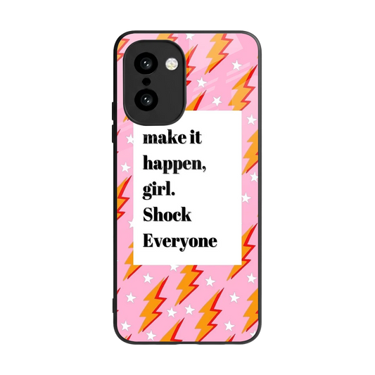 Shock Everyone back phone cover | glass case for oneplus 15r