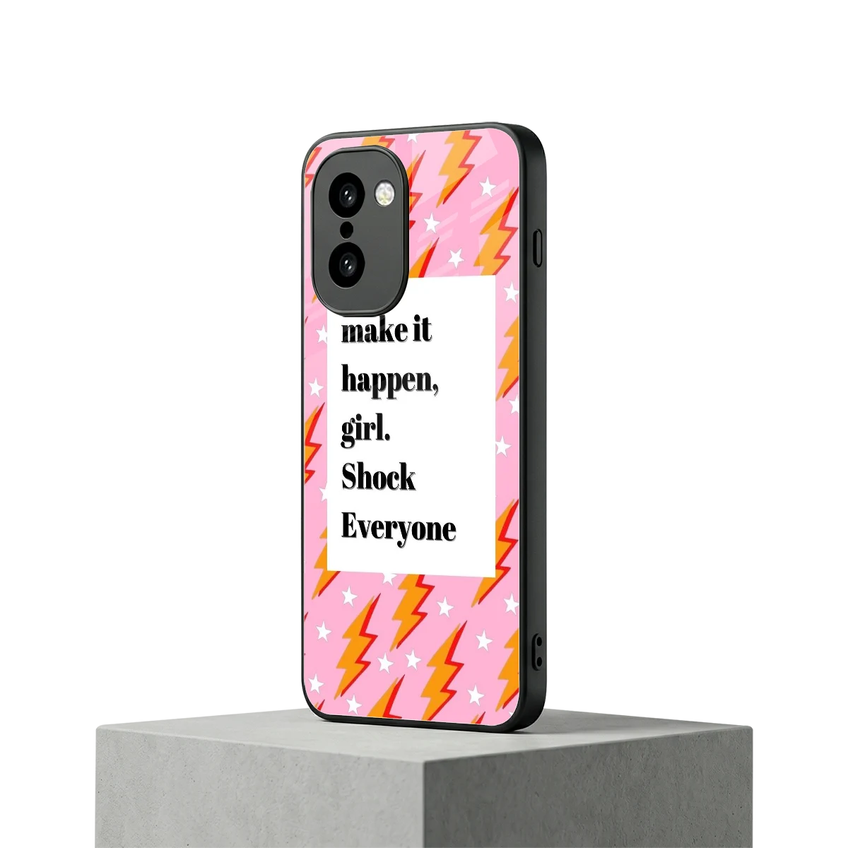 Shock Everyone oneplus 15r mobile cover | shockproof glass phone case
