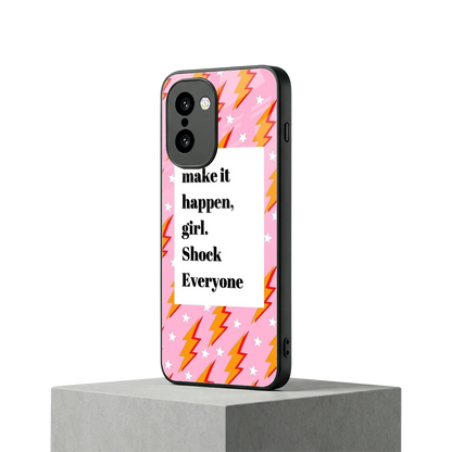Shock Everyone oneplus 15r mobile cover | shockproof glass phone case