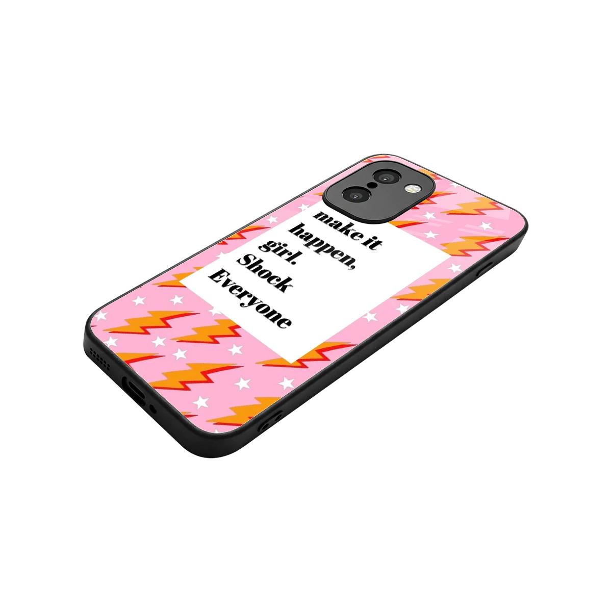 Shock Everyone stylish phone case for oneplus 15r | glossy glass and slim fit