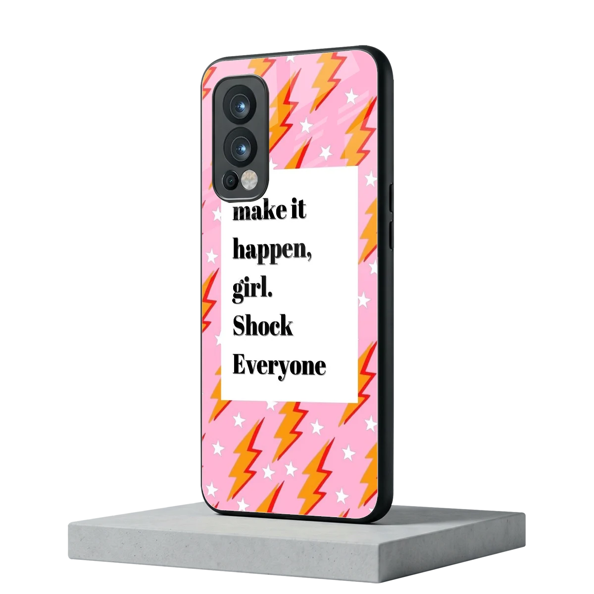 Shock Everyone oneplus nord 2 mobile cover | shockproof glass phone case