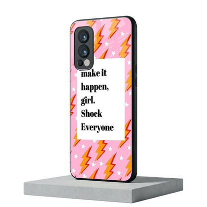 Shock Everyone oneplus nord 2 mobile cover | shockproof glass phone case