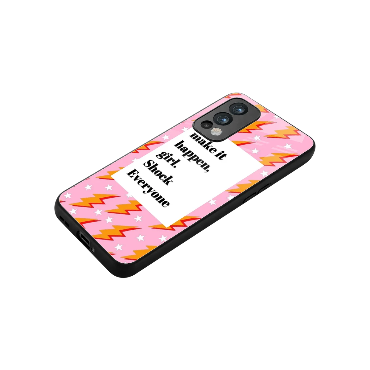 Shock Everyone stylish phone case for oneplus nord 2 | glossy glass and slim fit