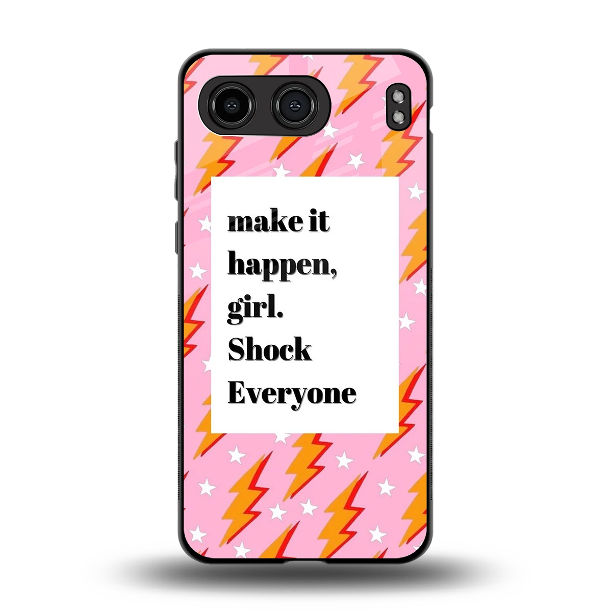 Shock Everyone back phone cover | glass case for oneplus nord 4