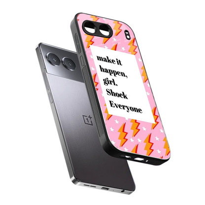 Shock Everyone sleek oneplus nord 4 cover with tempered glass back and TPU edges