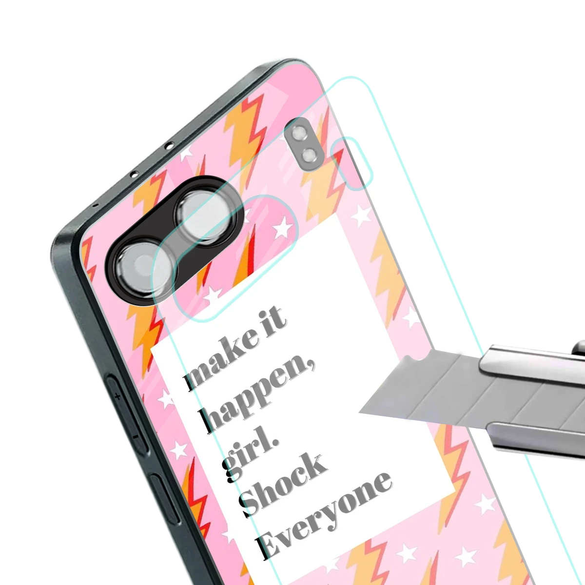 Shock Everyone stylish phone case for oneplus nord 4 | glossy glass and slim fit